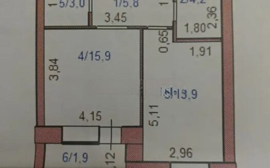 ЖК Абай. 1-ком Байтурсынова 70 5/9 эт, 45 кв м, 2024 г-17100000 т